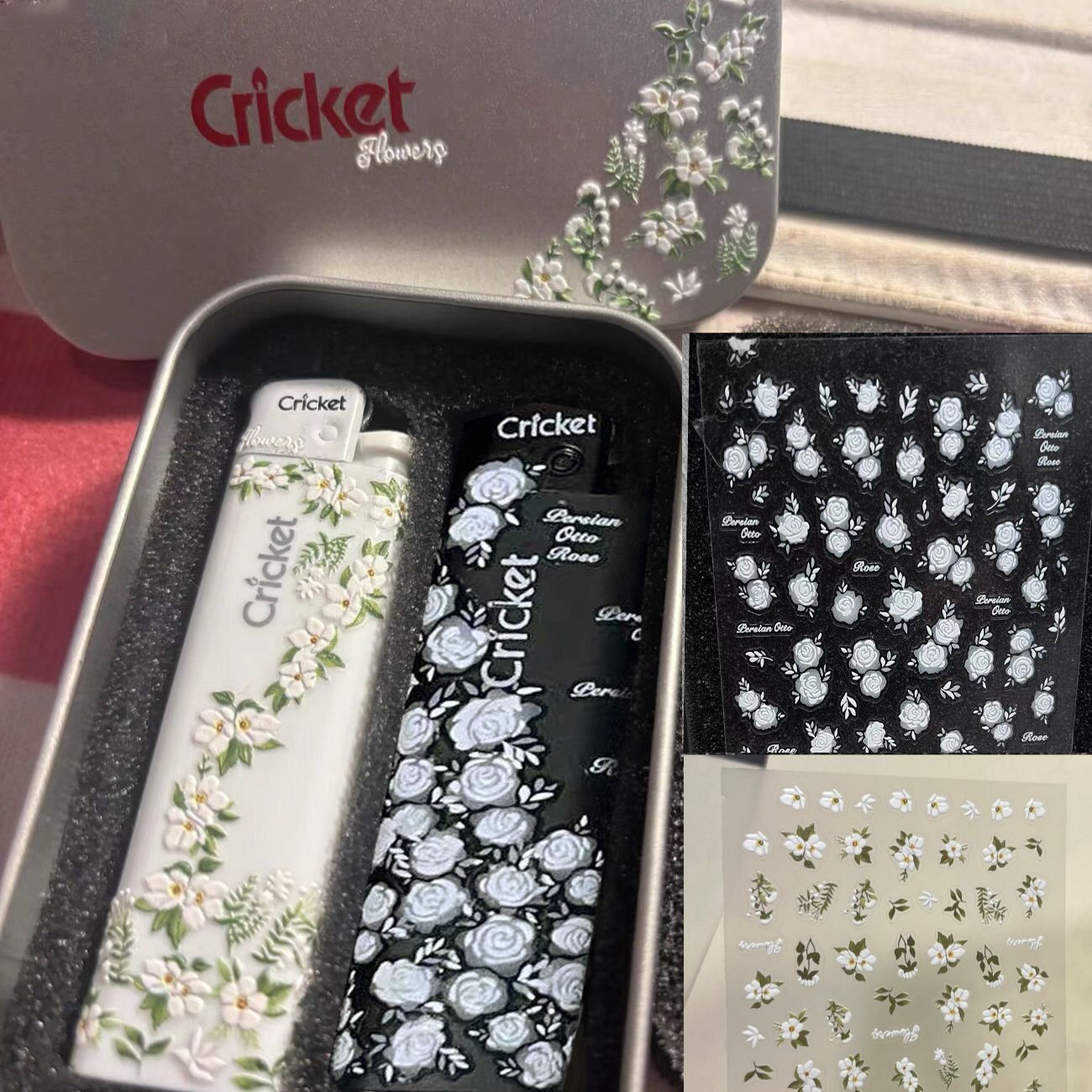 正品草蜢cricket砂轮打火机创意手工diy高颜值一次性明火耐用防爆