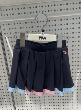 FILA斐乐童装2026年夏季女小童百褶裙运动休闲百搭短裙K61G623309