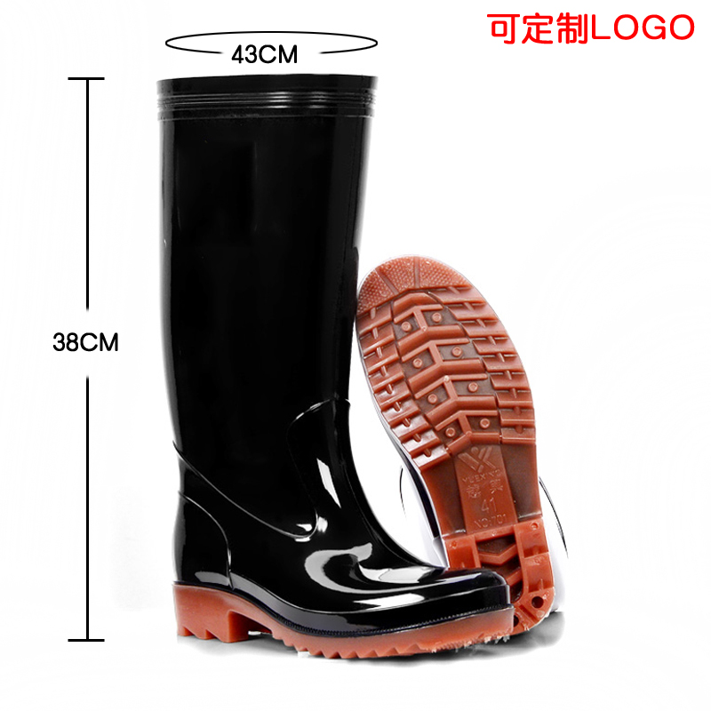高筒雨鞋男士中筒雨靴四季通用