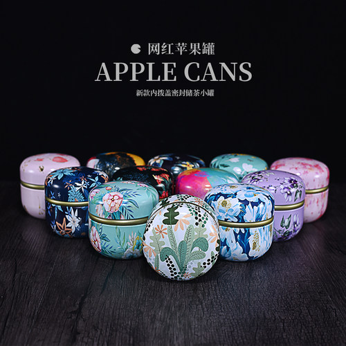 通用小号金属便携旅行存茶罐定制