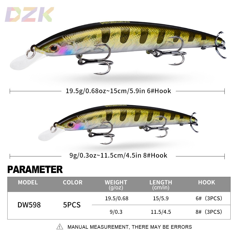 米诺路亚饵 潜水塑料假饵 11.5cm 15cm仿生拟饵远投淡水翘嘴硬z2
