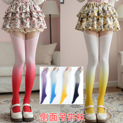 美腿天鹅绒侧面吊带性感甜美高筒