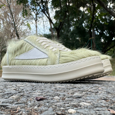 2025ssROFABLED马毛低帮鞋