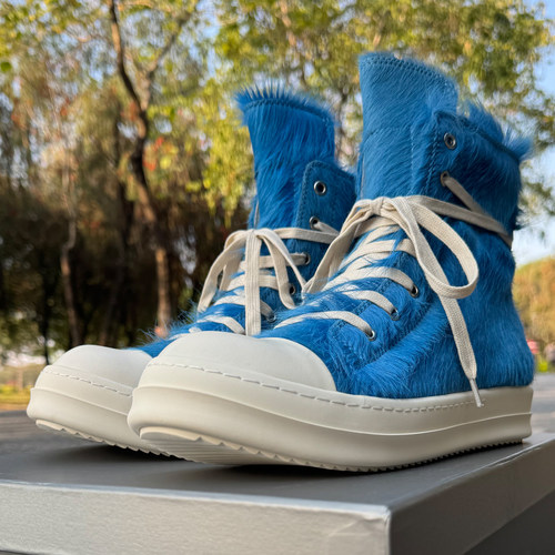 ROFABLED高帮鞋男鞋马毛真皮