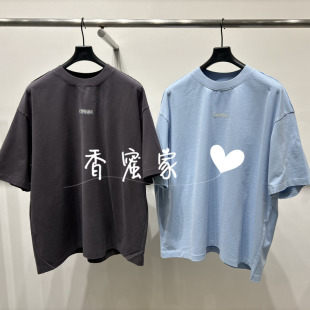 香蜜 短袖 速写男装 专柜正品 T恤9Q4110510吊牌695 2026年夏季