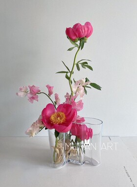 餐厅装饰高级插花花器