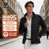 科里芙轻薄运动羽绒服男款 95白鹅绒保暖外套跑步健身防泼水运动服