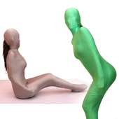 魅色全包衣紧身身束手睡袋B16高弹莱卡木乃伊造型舞台道具服