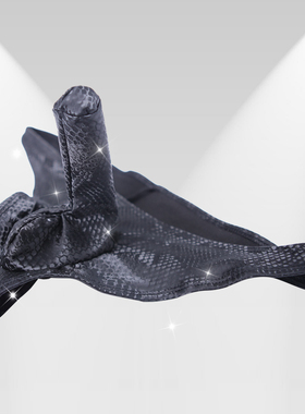 魅色新款潮男高弹PU小皮裤NK117青年蛇纹低腰性感枪蛋分离小三角