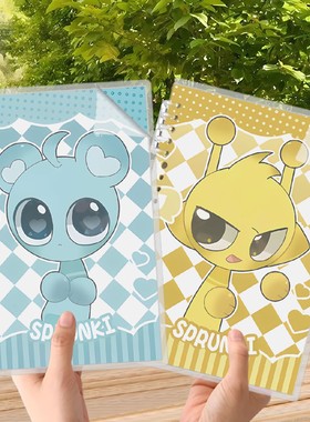 Q版Sprunki节奏盒子活页本五爪女生杰文本子西蒙b5练习本定制封面