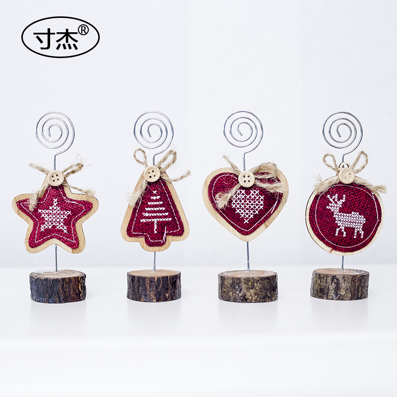 Christmas decorations, photo clips, ornaments圣诞装饰摆件