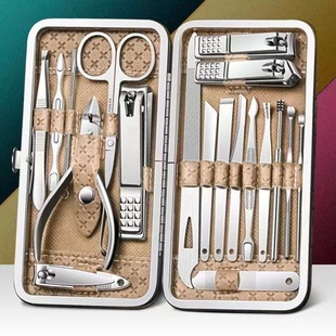 外貿(mào)跨境爆款 Clipper Stainless Set 精修甲套裝 Nail 便攜式