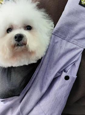 baylor贝乐豪宠物斜挎包牛津布小型犬猫通用外出轻便泰迪比熊猫咪