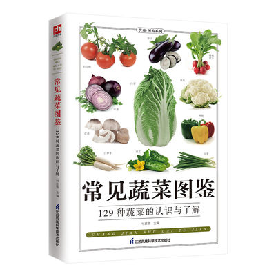 常见蔬菜图鉴 129种蔬果的认识与了解 儿童科普百科全书6-12岁儿童蔬菜认知百科全书图鉴系列书籍