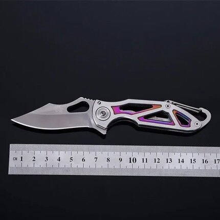三刃木7033户外刀具折叠刀防身挂扣野外高硬度小刀迷你折叠刀