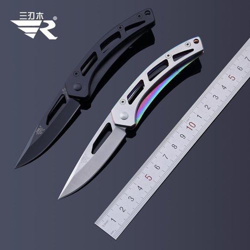 特价正品三刃木7021 折叠水果刀 高硬度折刀 便携 野营 迷人小刀