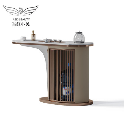 轻奢功夫茶桌可移动茶台小户型家用高端款客厅多功能茶几阳台茶车