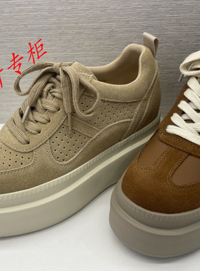 蹀愫女鞋 2025秋季阿甘鞋女厚底休闲德训鞋TA65576-51 TA65576-50