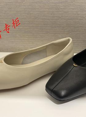 tigrisso蹀愫2025春季方头一脚蹬奶奶鞋平底浅口单鞋女TA65113-14