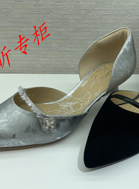 tigrisso蹀愫女鞋2025春季尖头浅口小猫跟玛丽珍单鞋女TA65116-12