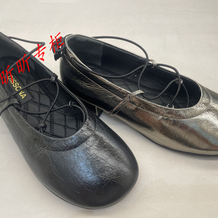 Dissona迪桑娜女鞋2024秋季舒适休闲平跟圆头单鞋女178893 178860