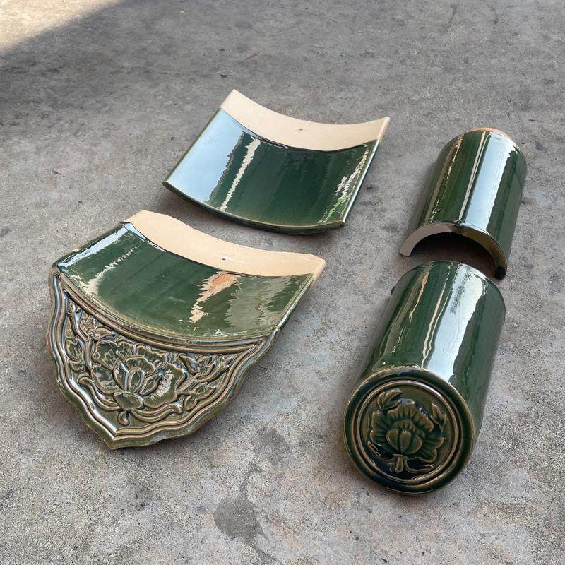 佛山琉璃瓦陶瓷园林瓦屋顶瓦古建瓦祠堂瓦仿古凉亭四合院陶瓷瓦片,基础建材,屋顶装饰瓦,淘宝优惠券,粉丝福利购,淘宝优惠卷