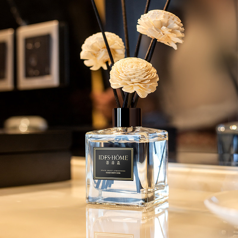 香薰家用室内持久卧室房间藤条干花精油摆件酒店厕所除臭香氛香水