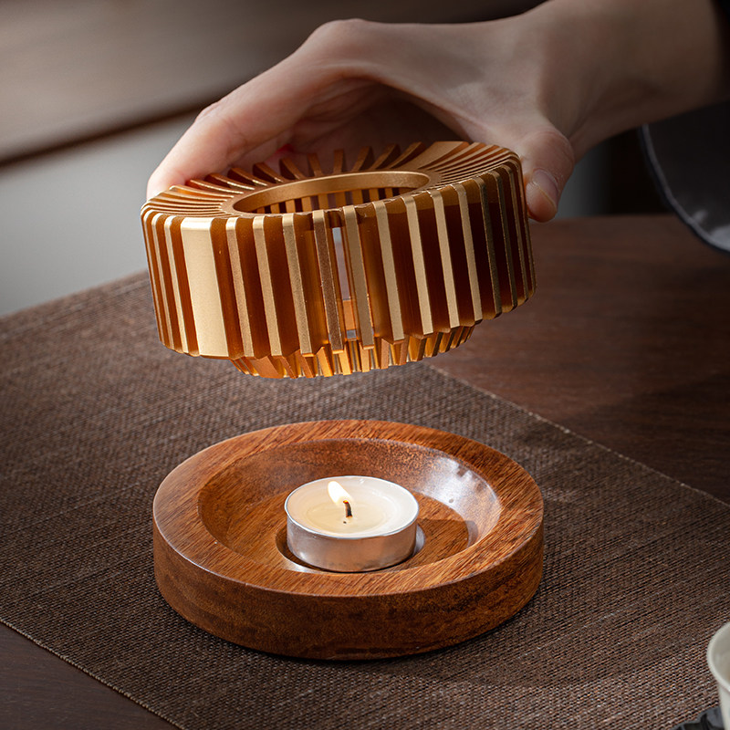 铝合金温茶炉暖茶炉花茶壶蜡烛煮茶温酒炉酒店餐厅加热器防火底座,餐饮具,煮茶炉,淘宝优惠券,粉丝福利购,淘宝优惠卷