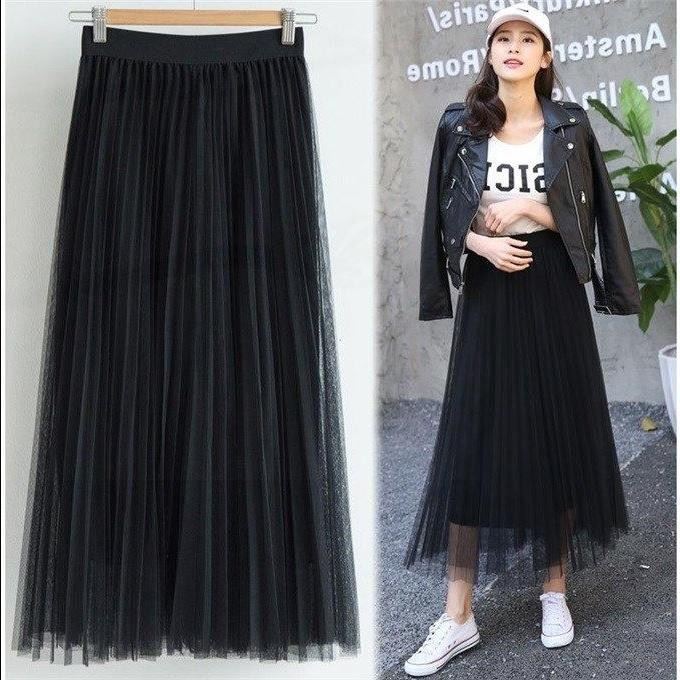 胖妹妹200斤大码半身裙女韩版显瘦百褶a字裙中长款加肥加大半身裙|msdalam kategori Butik wanita / wanita, skirt - dari Buy2taobao.com untuk memberikan perkhidmatan ejen Taobao profesional membeli