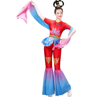 飞天乐鼓演出服中国风敦煌舞蹈服装琵琶舞民族表演服女成人古典舞