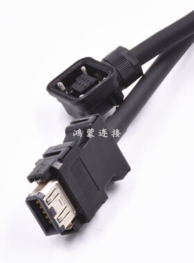 三菱伺服电机编码器信号线 小功率编码器线MR-J3ENCBL3M-A1-H/5m