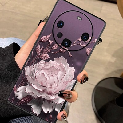 原装正品暗紫莲适用华为mate60pro手机壳新款Mate50网红60pro十女40rs保时捷30epro复古潮牌60art素皮pura 70
