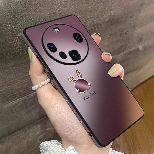 适用华为mate60pro皮纹软壳兔子