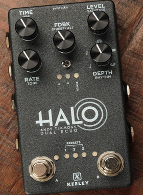 Keeley HALO Andy Timmons签名款双通道延时迟电吉他单块效果器