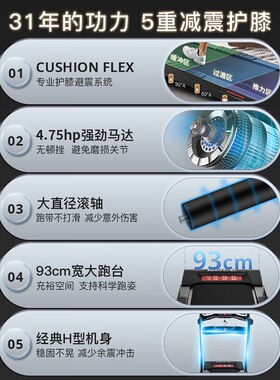 美国速尔F65s Pro家用电动跑步机健身房室内有氧运动走步机健身器