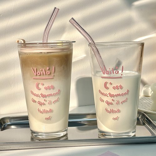 女生吸管杯粉色少女心