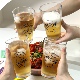 原创小猫扎啤杯玻璃杯大容量家用精酿啤酒杯果汁饮品冰咖啡杯商用