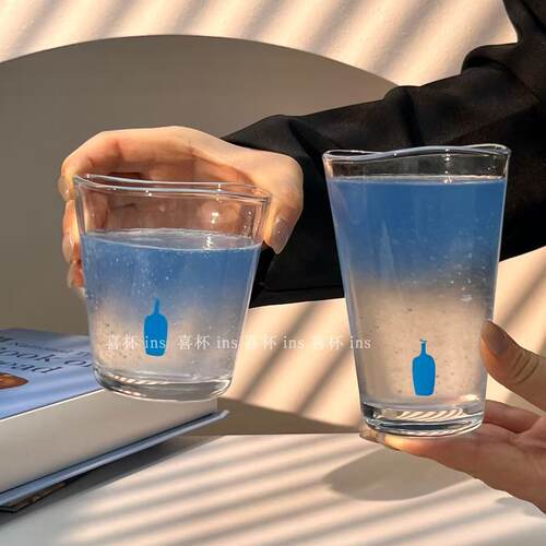 bluebottle蓝瓶冷饮玻璃咖啡杯子