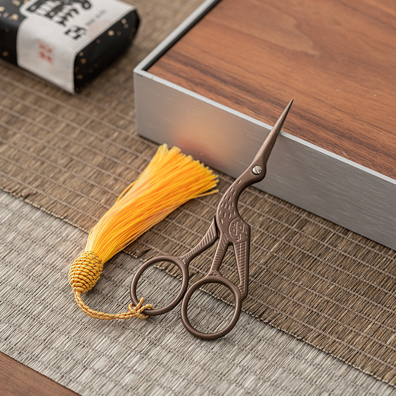 臻惜创意瑞鹤型剪刀复古中国风茶道茶艺茶包小剪刀家用茶道零配件,餐饮具,茶道/零配,淘宝优惠券,粉丝福利购,淘宝优惠卷