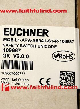 Euchner 109887 安士能安全模块 MGB-L1-ARA-AB9A1-S1-R-109887