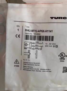 原装 正品 接近开关 BI4U-MT12-AP6X-H1141 订货 1634809