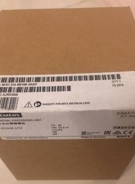 6ES7314-6BH04-0AB0西门子SIMATIC S7-300，CPU 314C,带MPI处理器
