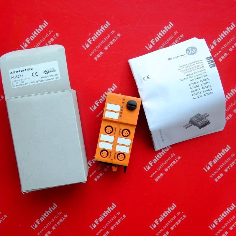 IFM AC5211 易福门全新AS-Interface ClassicLine模块 2DI 2DO-Y