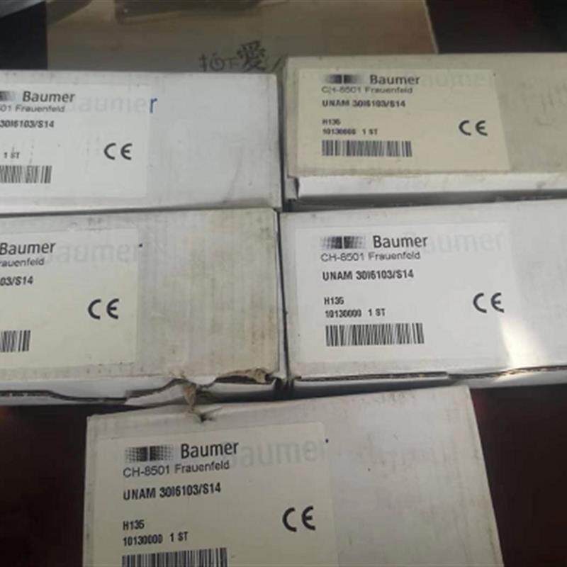 原装全新堡盟超声波传感器UNAM 30I6103/S14 3016103/S14 CH-8501