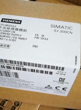 6ES7214-2AD23-0XB8西门子CPU221输入输出模块6ES7214-2AD23-0XB8