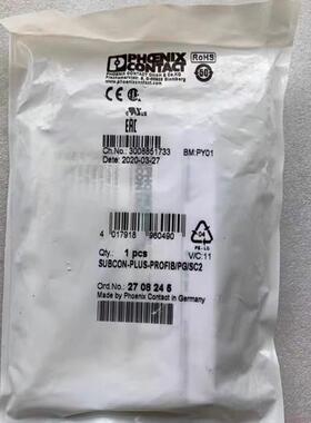全新 原装 接头 SUBCON-PLUS-PROFIB/PG/SC2 订 2708245
