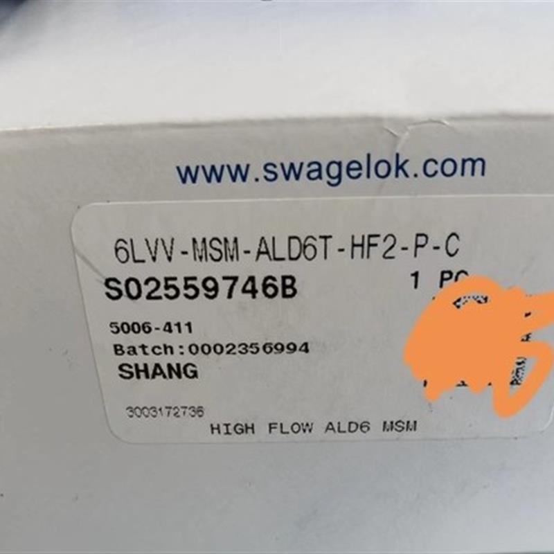 全新世伟洛克 针阀  隔膜阀6LVV-MSM-ALD6T-HF2-P-C