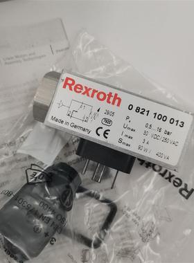 原装正品德国Rexroth压力开关0821100013/023/R412010713现货销售