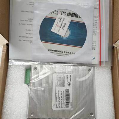 TSC Carat1008FC2-20单模20公里SC口卡轨式工业以太网交换机