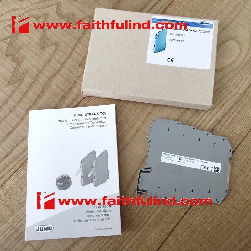 Jumo 00582221 久茂全新温度变送模块 707051/8-07 dTRANS T05 T